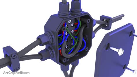 junction box 3d model|electrical junction box autocad drawing.